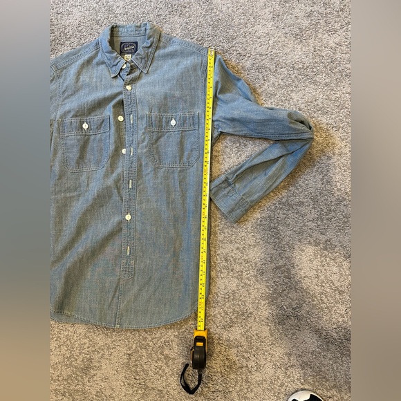J. Crew Light Blue Chambray Shirt - Picture 3 of 5